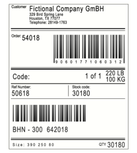 Barcode Label Printing