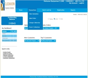 CRM Application - Clockwork
