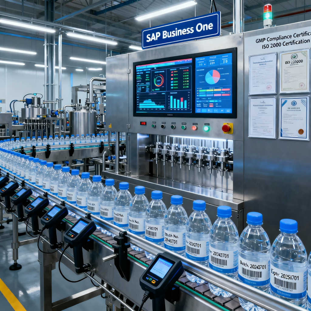 SAP Business One with Packaged Water Manufacturers